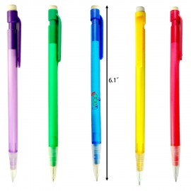 0.5mm Mechanical Pencils Attached with Erasers Logo Branded