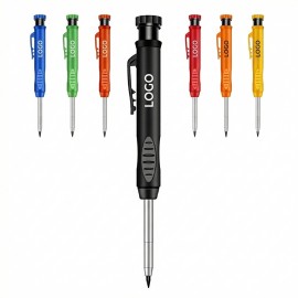 Logo Branded Mechanical Carpenter Pencil With Sharpener