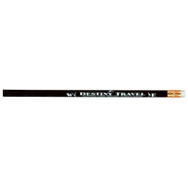 Abert Special Round #2 Pencil (Black/White Eraser) Custom Printed