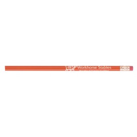 Workhorse #2 Pencil - Orange Logo Branded