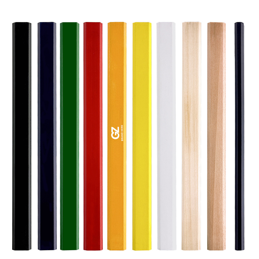 Logo Branded High Quality Octagonal Carpenter Pencil