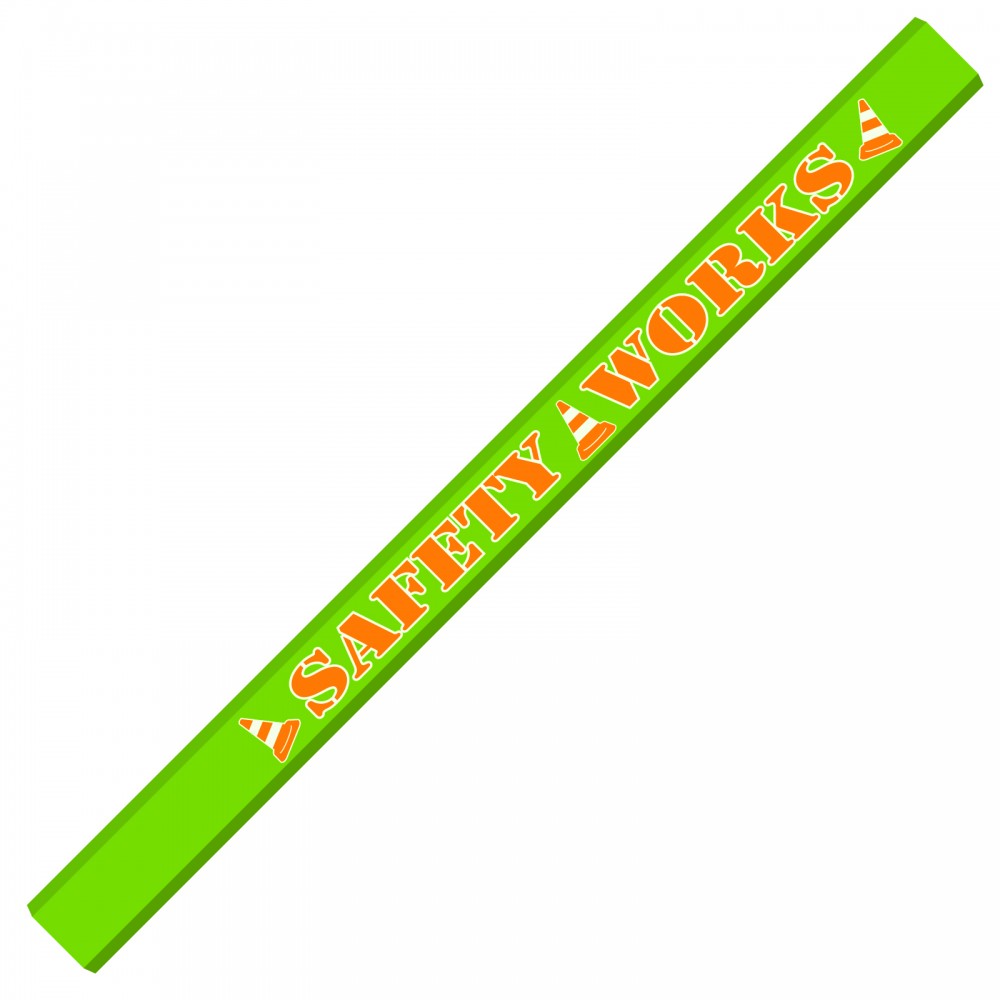 International Carpenter Pencil (Safety Green) Logo Branded