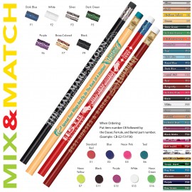 Custom Imprinted Custom Build Design a Pencil  Custom Imprinted Custom Build Design a Pencil