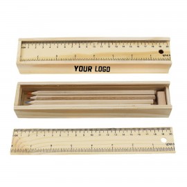 Eco-Friendly 12-Color Wooden Pencil Set with Logo