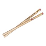 Logo Branded Natural Wood Pencils - No Lacquer