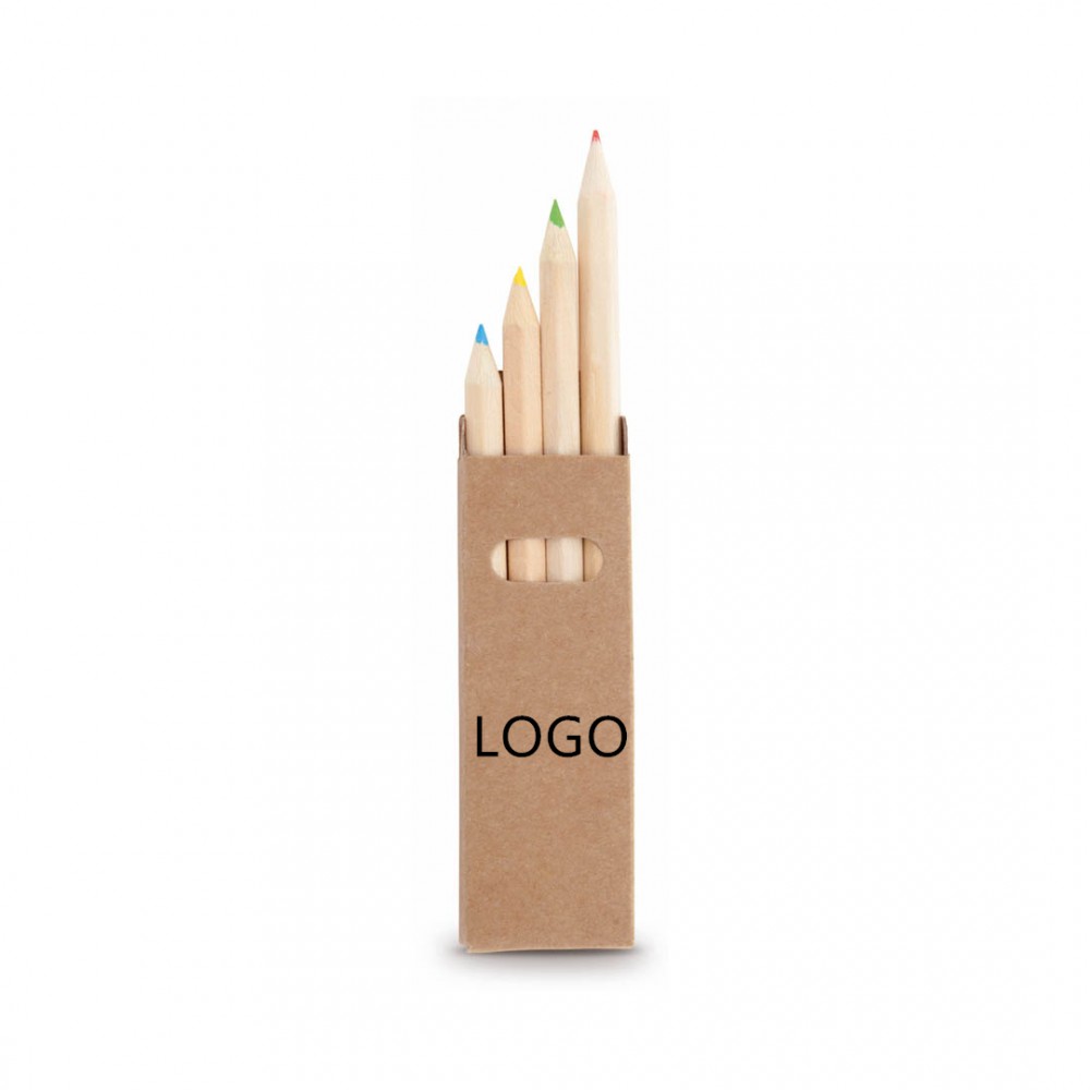 4 Pieces Pencils Set Logo Branded