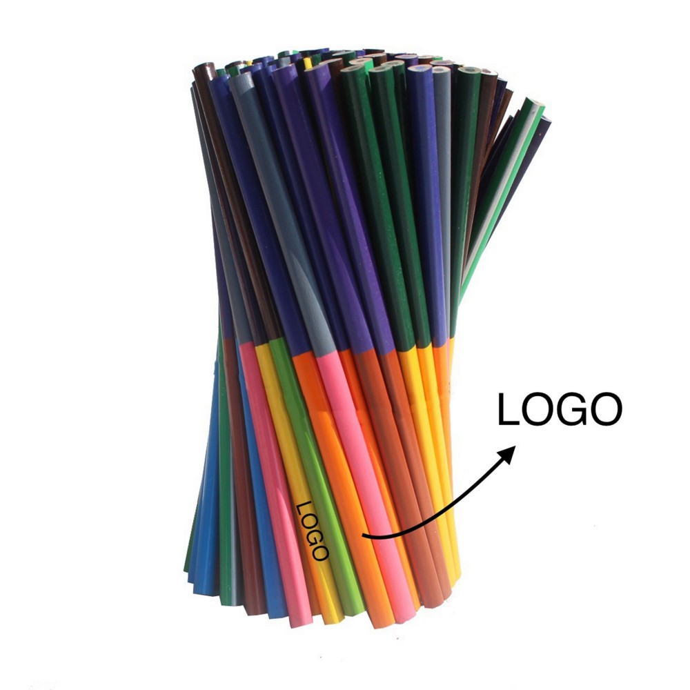 Custom Imprinted Double-Ended Color Pencils Custom Imprinted Double-Ended Color Pencils
