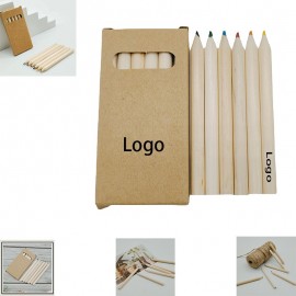 6-Piece Colored Pencil Boxed Set Custom Imprinted
