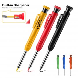 Custom Printed 2.8mm Solid wood carpentry pencil