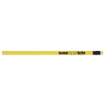 Tropicolor #2 Pencil w/Matching Eraser (Bikini Yellow) Custom Printed