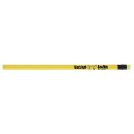 Tropicolor #2 Pencil w/Matching Eraser (Bikini Yellow) Custom Printed  Tropicolor #2 Pencil w/Matching Eraser (Bikini Yellow) Custom Printed