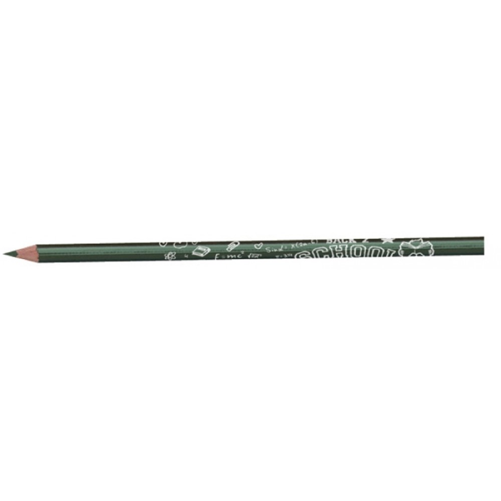 Custom Imprinted Color Cores Colored Pencil (Green)