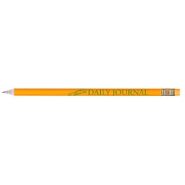 Custom Printed Newsprencil Yellow Pencil