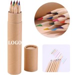 Custom Imprinted Children12pcs Colored Wood Pencil