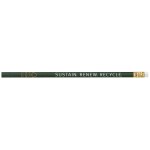 Custom Imprinted FSC Certified Round #2 Pencil (Dark Green)