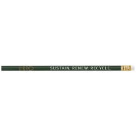 Custom Imprinted FSC Certified Round #2 Pencil (Dark Green)