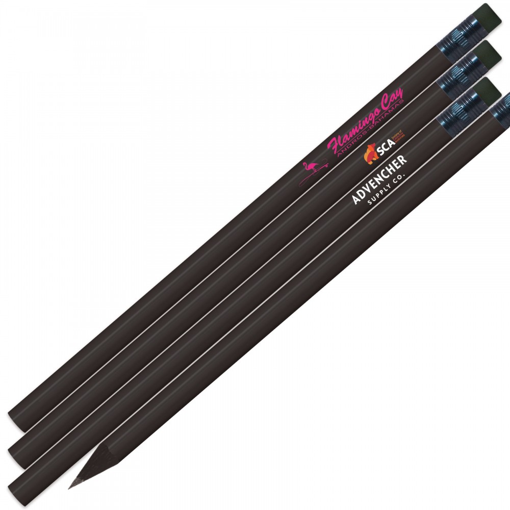 Black Branded Pencils  Printed Black Wooden Pencils