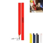 Custom Imprinted Octagonal Black Carpenter Pencil