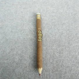 24-Color Raw Pine Wood Colored Pencils Custom Imprinted