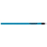 Custom Imprinted Neon #2 Pencil with White Eraser (Neon Blue)