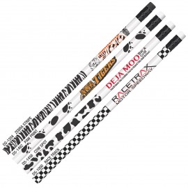 Custom Dynamic Duo #2 Pencil w/Zebra Print Design