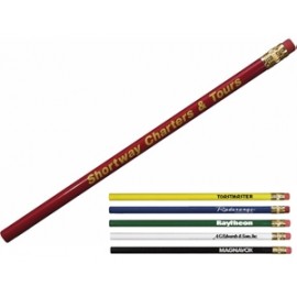 Logo Branded Thrifty Pencil w/Pink Eraser