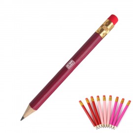 Wooden Pencil w/ Eraser Logo Branded