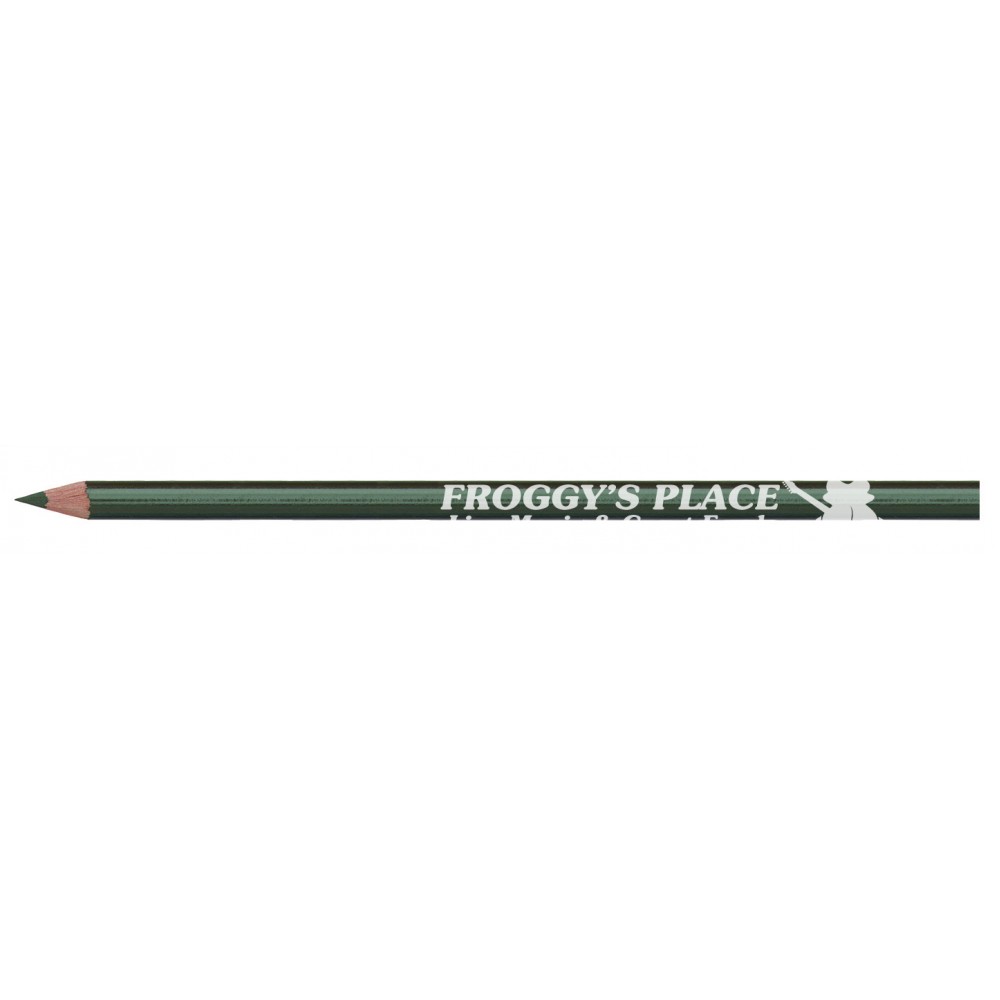 Custom Imprinted Color Leads Colored Pencil (Green) Custom Imprinted Color Leads Colored Pencil (Green)