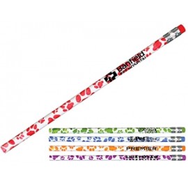 Logo Branded Mood Paw Print Pencil (Spot Color)