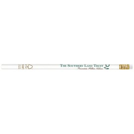 Custom Printed FSC Certified Round #2 Pencil (White)