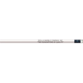 Personalized White Hexagon Pencils