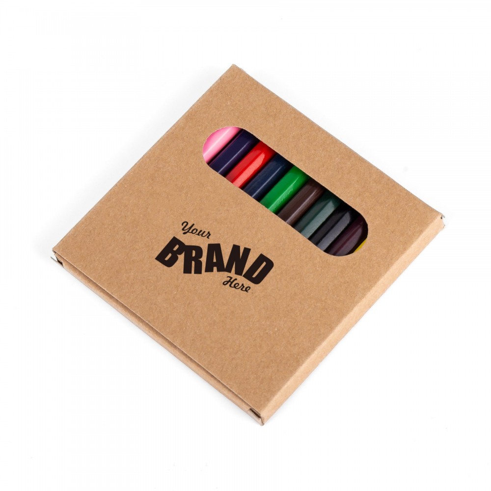 12-Piece Colored Pencil Set Logo Branded