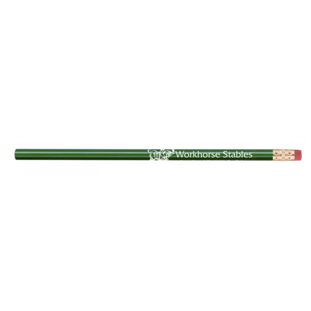 Custom Imprinted Workhorse #2 Pencil - Green