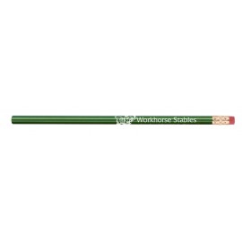 Custom Imprinted Workhorse #2 Pencil - Green  Custom Imprinted Workhorse #2 Pencil - Green