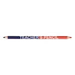 Custom Printed Color Leads Colored Pencil (Red & Blue Combination)