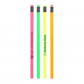Strategy Neon Pencil Custom Printed