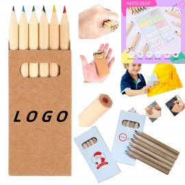 Children's Mini Drawing Coloured Pencils with Logo  Children