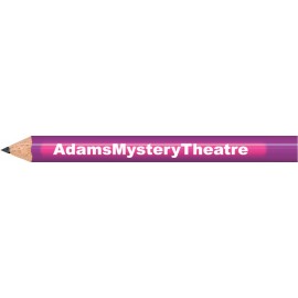 Violet Heat Activated Color Changing Golf Pencils (Violet Purple to Neon Pink) Custom Printed