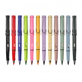 Magical Eternal Pencil Plastic Barrel Colored Pencil Reusable Everlasting Pencil with Logo