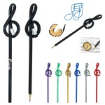 Musical Note Pencil W/ Eraser Custom Imprinted