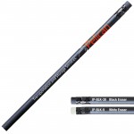 Black Matte #2 Pencil w/Black Eraser Logo Branded