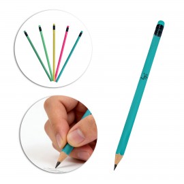 HB Pencil with Eraser Tip Custom Printed