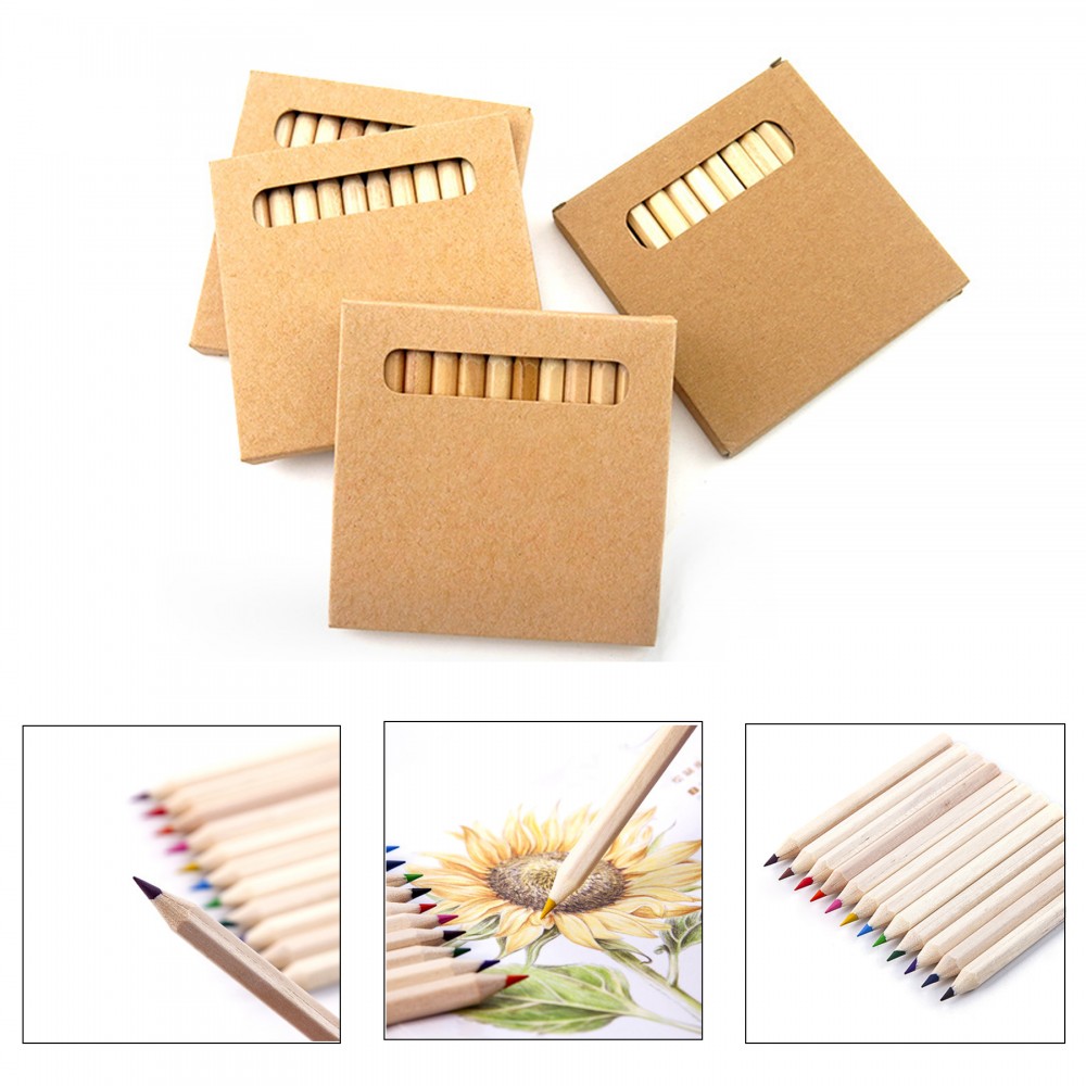 12-Piece Colored Pencil Set Custom Printed