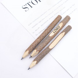 Creative Custome Wood Branch Pencil Logo Branded