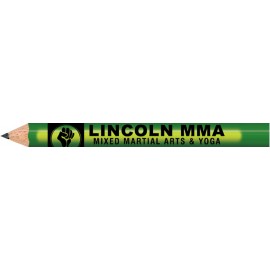 Logo Branded Green Heat Activated Color Changing Golf Pencils (Bright Green to Neon Yellow)