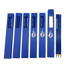 Logo Branded Pencil Set in Box  Logo Branded Pencil Set in Box