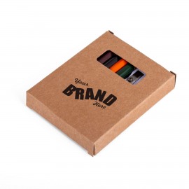 12-Piece Colored Pencil w/ a Eraser & Sharpener Custom Printed