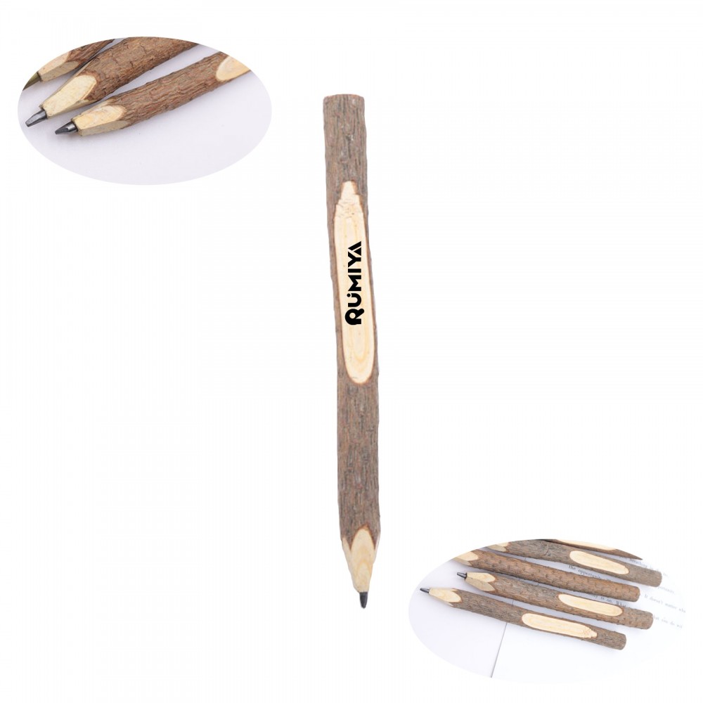 5'' Rustic Vintage Twig Pencil Custom Printed