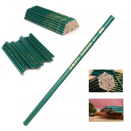 Hexagon Non-toxic Green Pencil Custom Printed