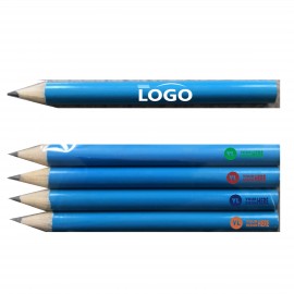 Golf Round Pencil Logo Branded